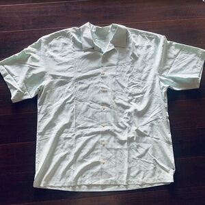 Tommy Bahama Mint Green Short Sleeve Button Down Shirt Size 2XT